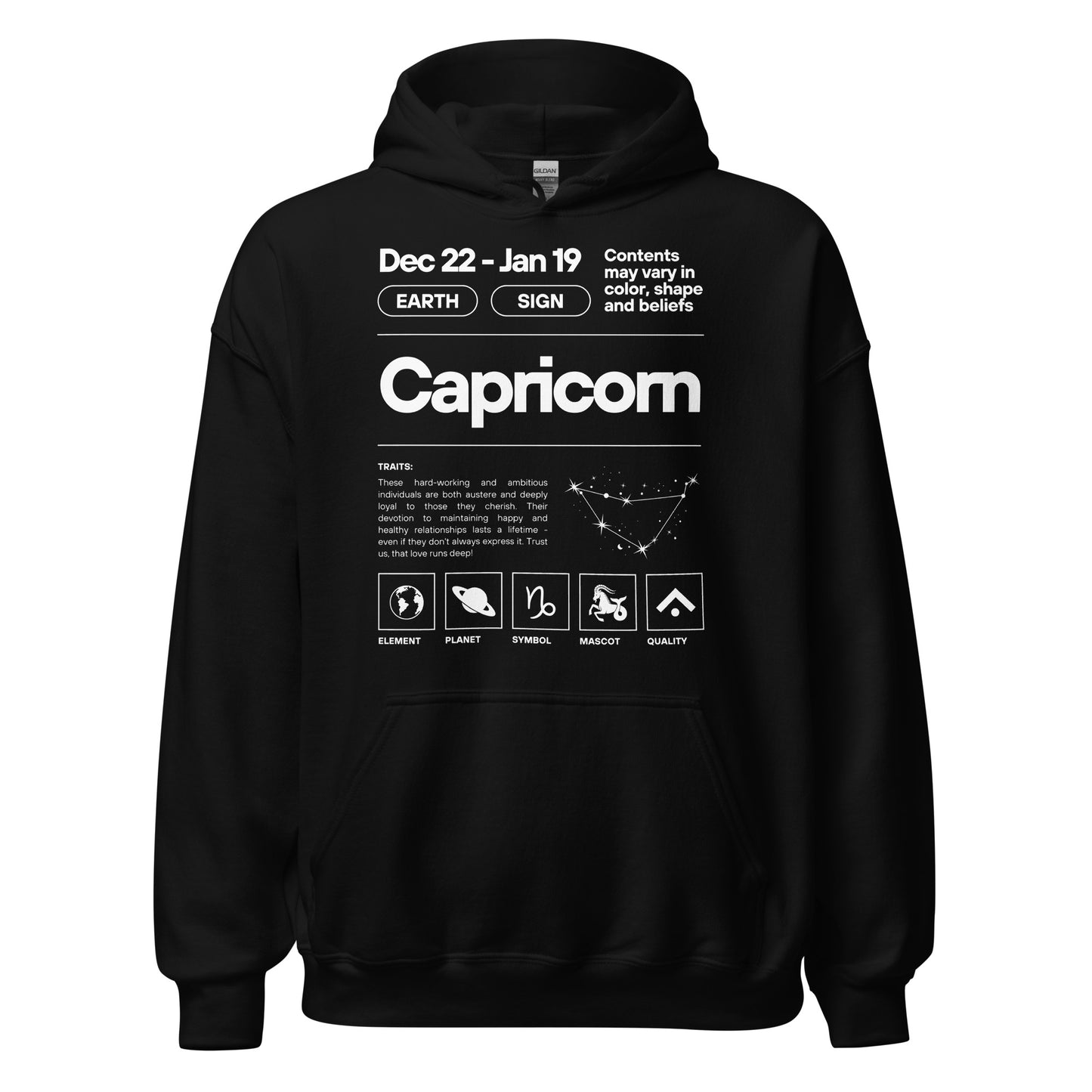 101 Capricorn Hoodie