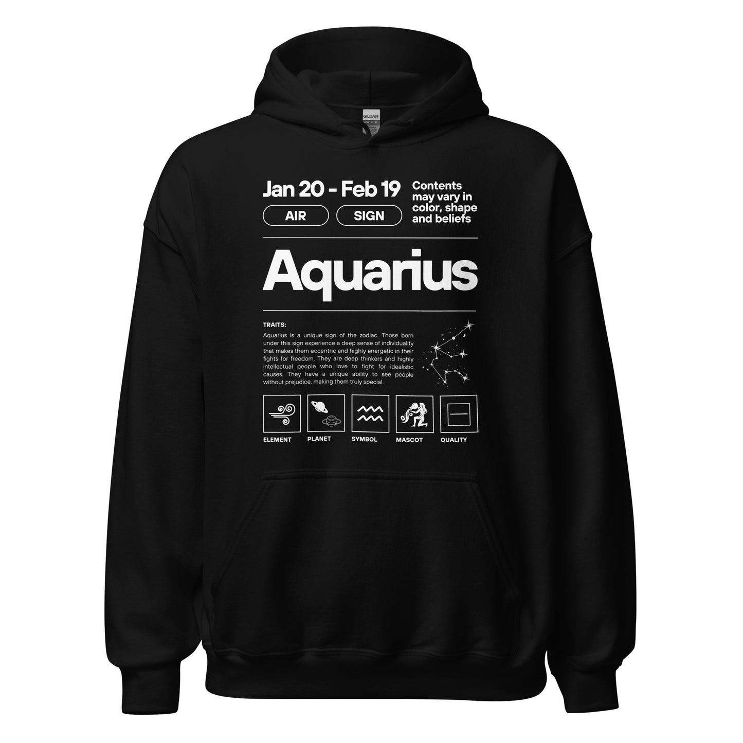 101 Aquarius Hoodie