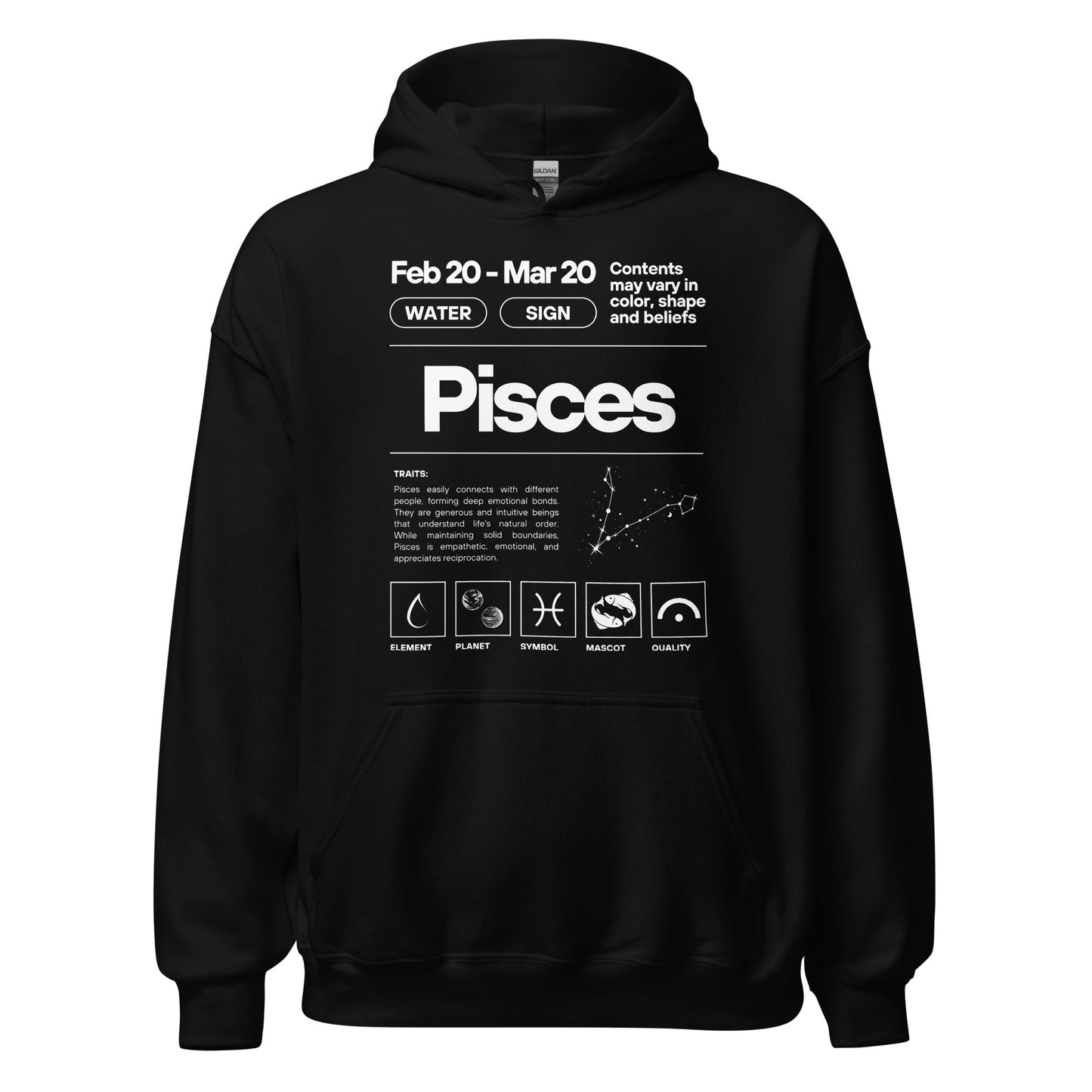 101 Pisces Hoodie