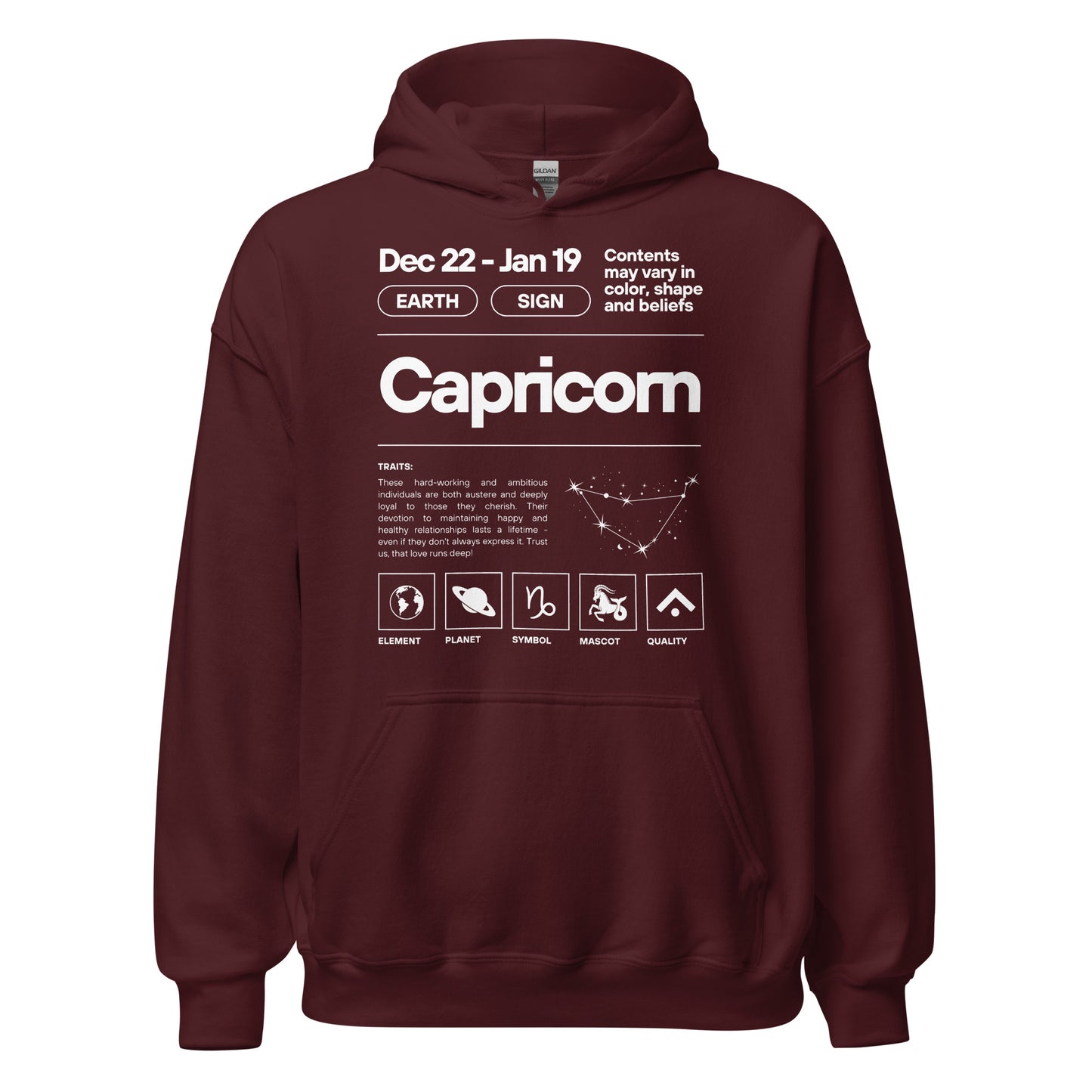 101 Capricorn Hoodie