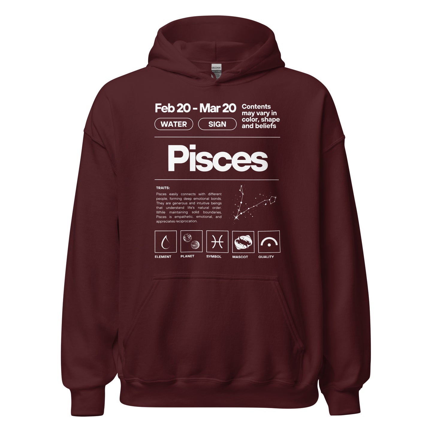 101 Pisces Hoodie