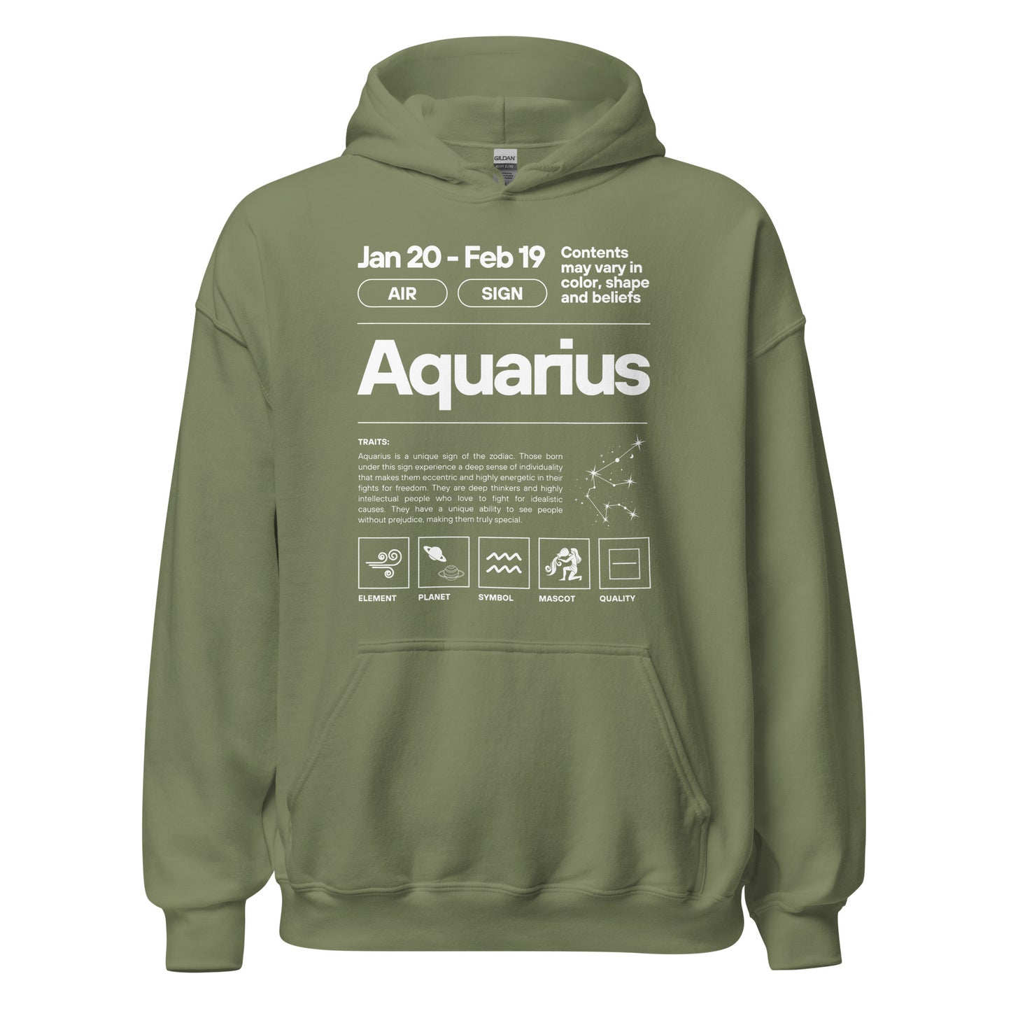 101 Aquarius Hoodie