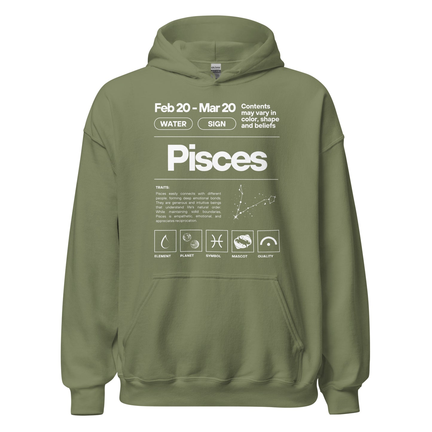 101 Pisces Hoodie