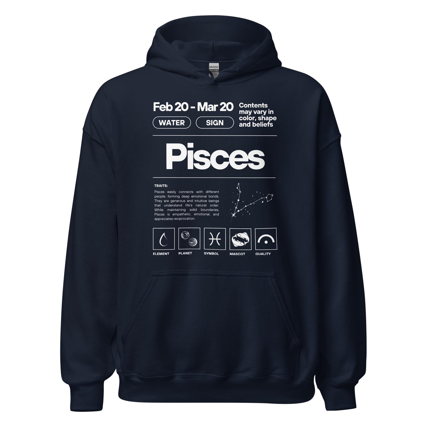 101 Pisces Hoodie